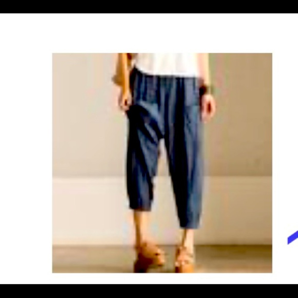 Buykud loose stripe pants m/l